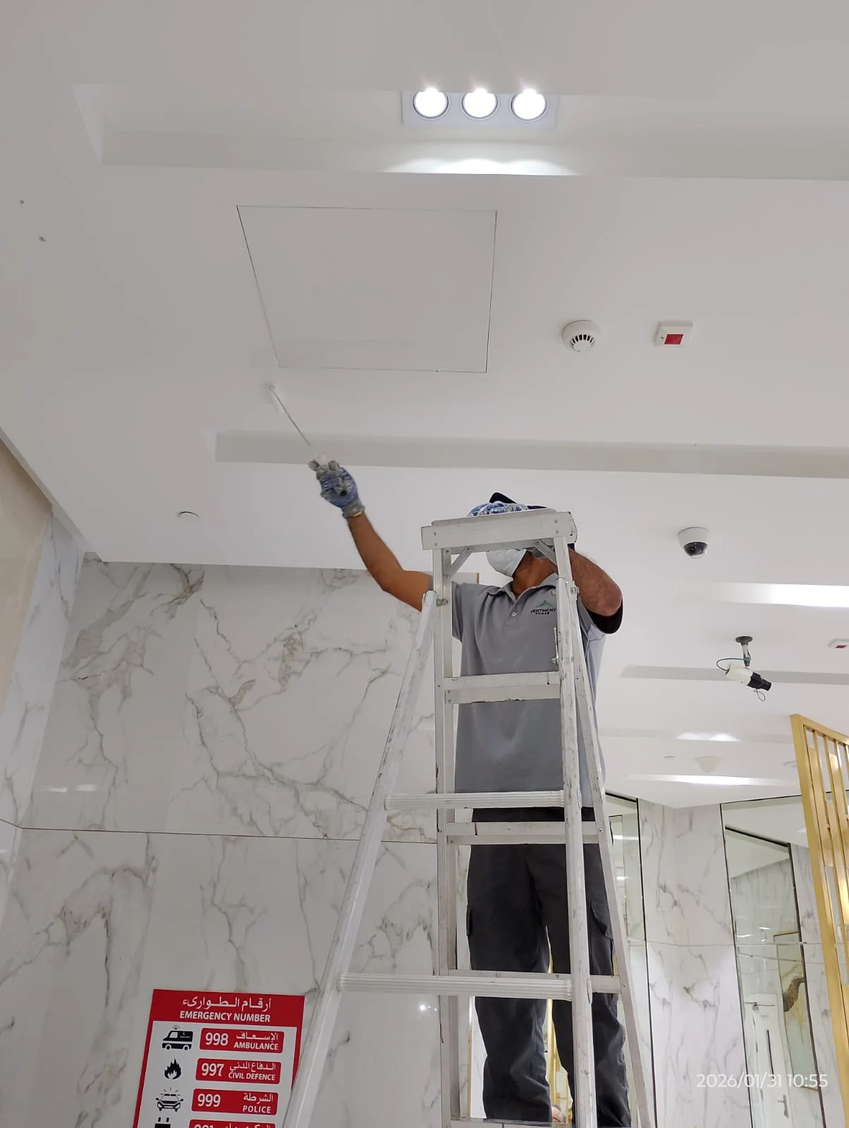Painting team working inside a Dubai property — supporting project view 1